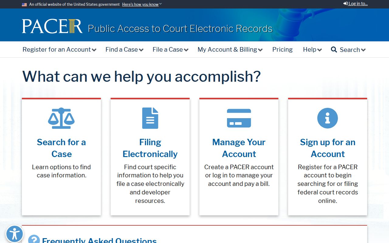 PACER search for federal criminal court cases affecting Livingston County